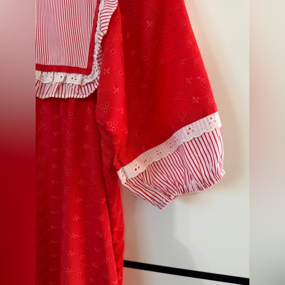 Vintage Liberty House Good Times Hawaii  Red White Dress Size 5 - Picture 3 of 14